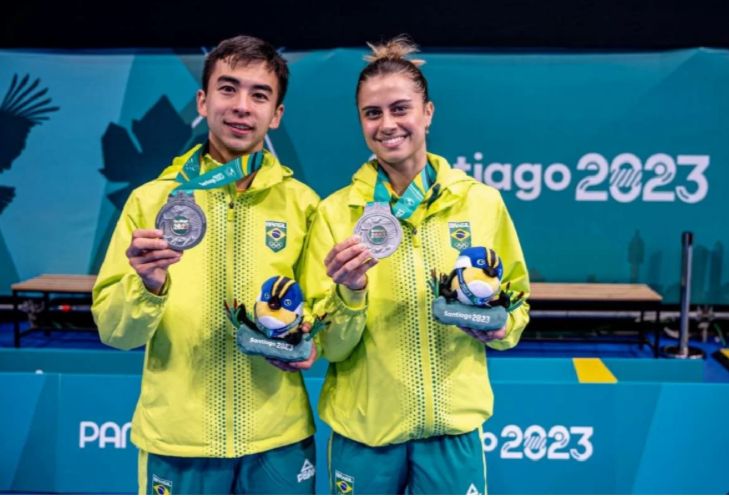  Dupla mista do tênis de mesa garante vaga em Jogos Olímpicos 2024