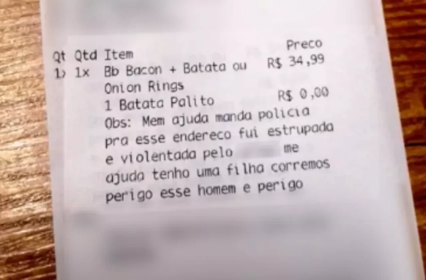  Mulher usa aplicativo de lanche para denunciar abuso sexual: “Fui violentada”