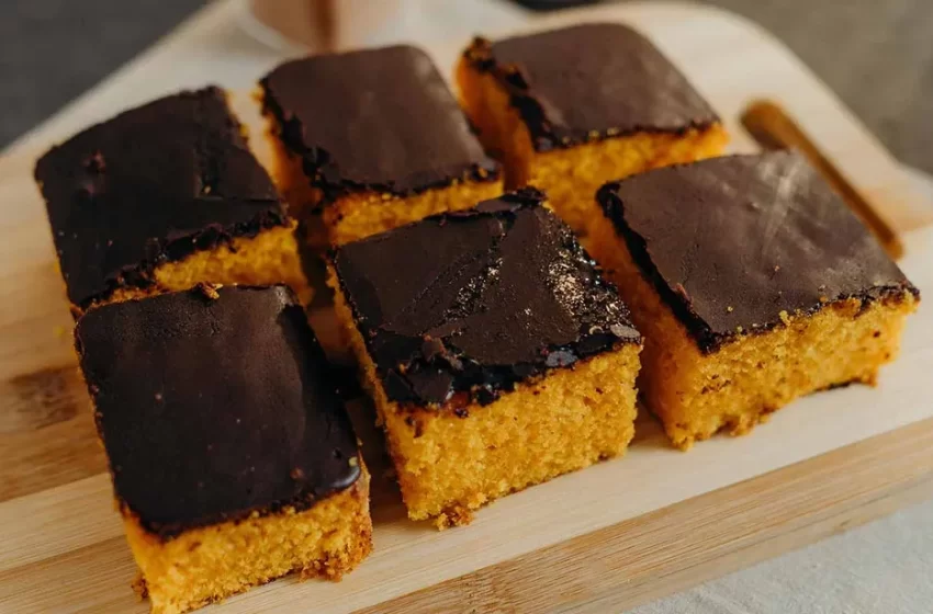  Bolo de cenoura de liquidificador
