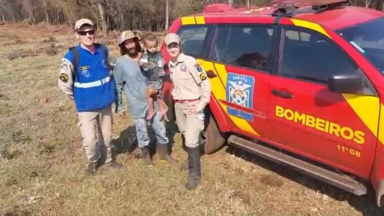  Criança é encontrada após ficar dois dias desaparecida na mata