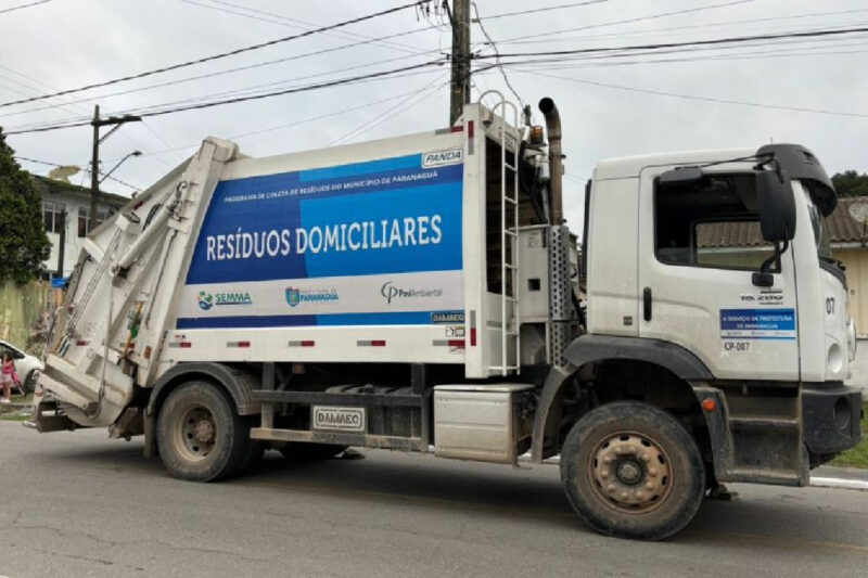  Criança de 5 anos morre atropelada por caminhão de coleta de lixo