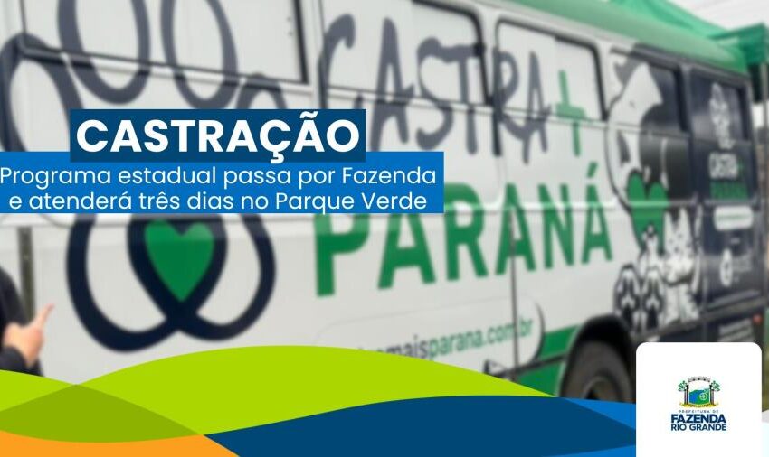  Fazenda Rio Grande Recebe Programa Castra + Paraná
