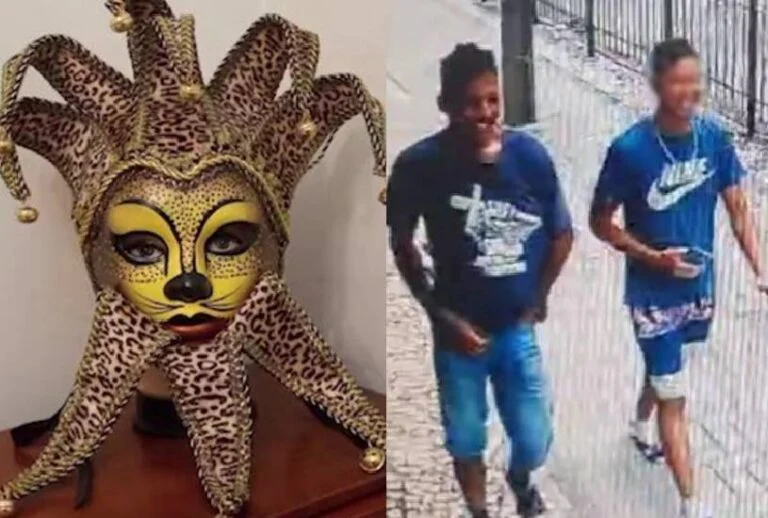  Máscara Veneziana rara é roubada de Bazar de Antiguidades