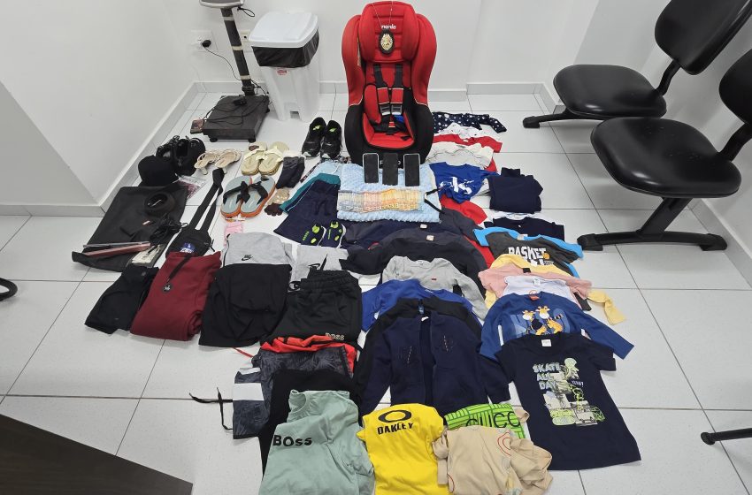  Suspeitos de furtos a residências são presos com auxílio do helicóptero da Polícia Militar.