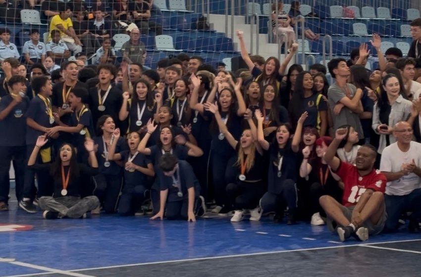  Cerimônia de premiação jogos escolares 2026 em Fazenda Rio Grande