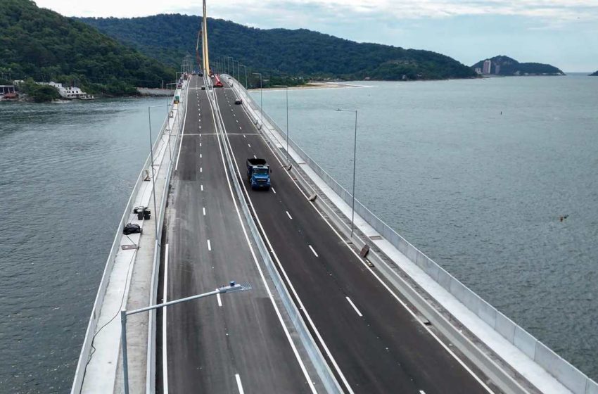  Ponte de Guaratuba: tráfego de veículos será liberado no domingo (3), às 13h