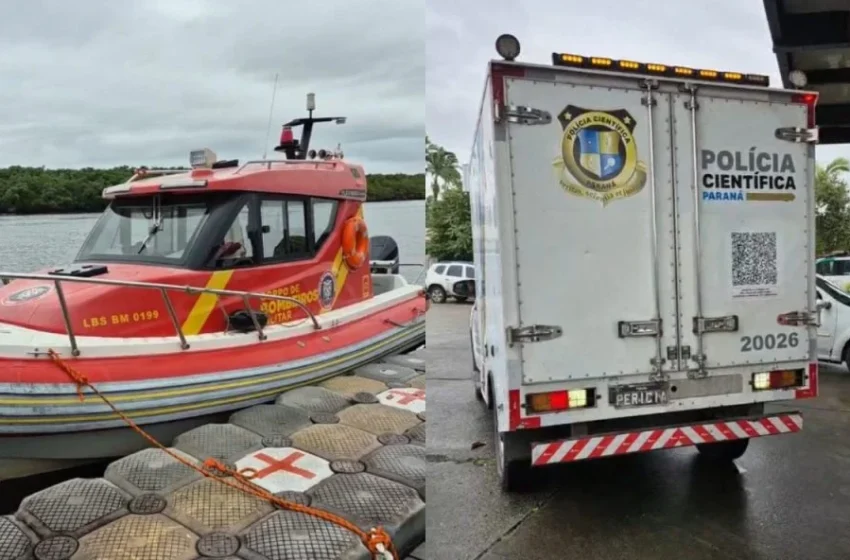  Corpo de homem com roupa de mergulho é encontrado em praia de Guaraqueçaba