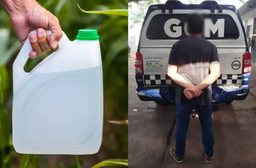  Homem é preso após espalhar álcool pela casa e ameaçar matar mulher e enteadas queimadas em Maringá