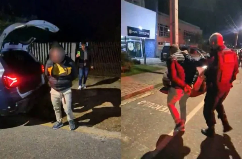  Homem invade casa da ex, ameaça família, tenta fugir da Guarda e é preso após bater em ônibus na RMC