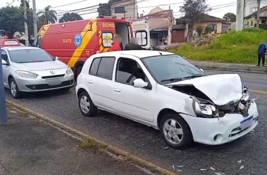  Mulher Sofre Mal Súbito ao Volante e Provoca Acidente no Bairro Uberaba, em Curitiba