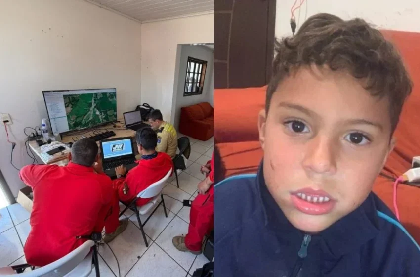  Buscas por menino autista desaparecido em Araucária entram em nova fase e área de varredura é ampliada