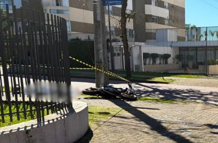  Motociclista morre após grave acidente no Alto da Glória