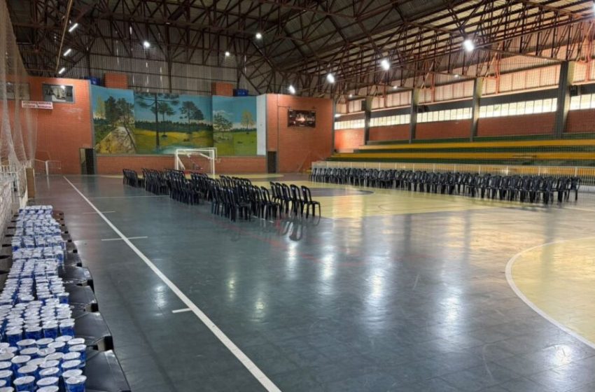  Imbituva prepara ginásio para velório coletivo das vítimas da tragédia na BR-373