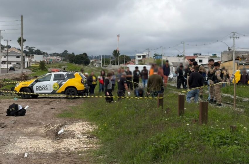  Homem é encontrado morto próximo à linha do trem em Pinhais